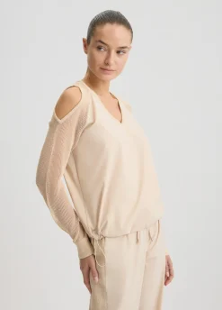 Liu Jo Sweat à découpes|Femme Sweat-Shirts|Vêtements De Sport
