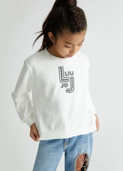 Liu Jo Sweat avec logo|Enfant Pull Et Sweatshirts