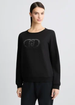 Liu Jo Sweat avec logo et strass|Femme Sweat-Shirts|Vêtements De Sport