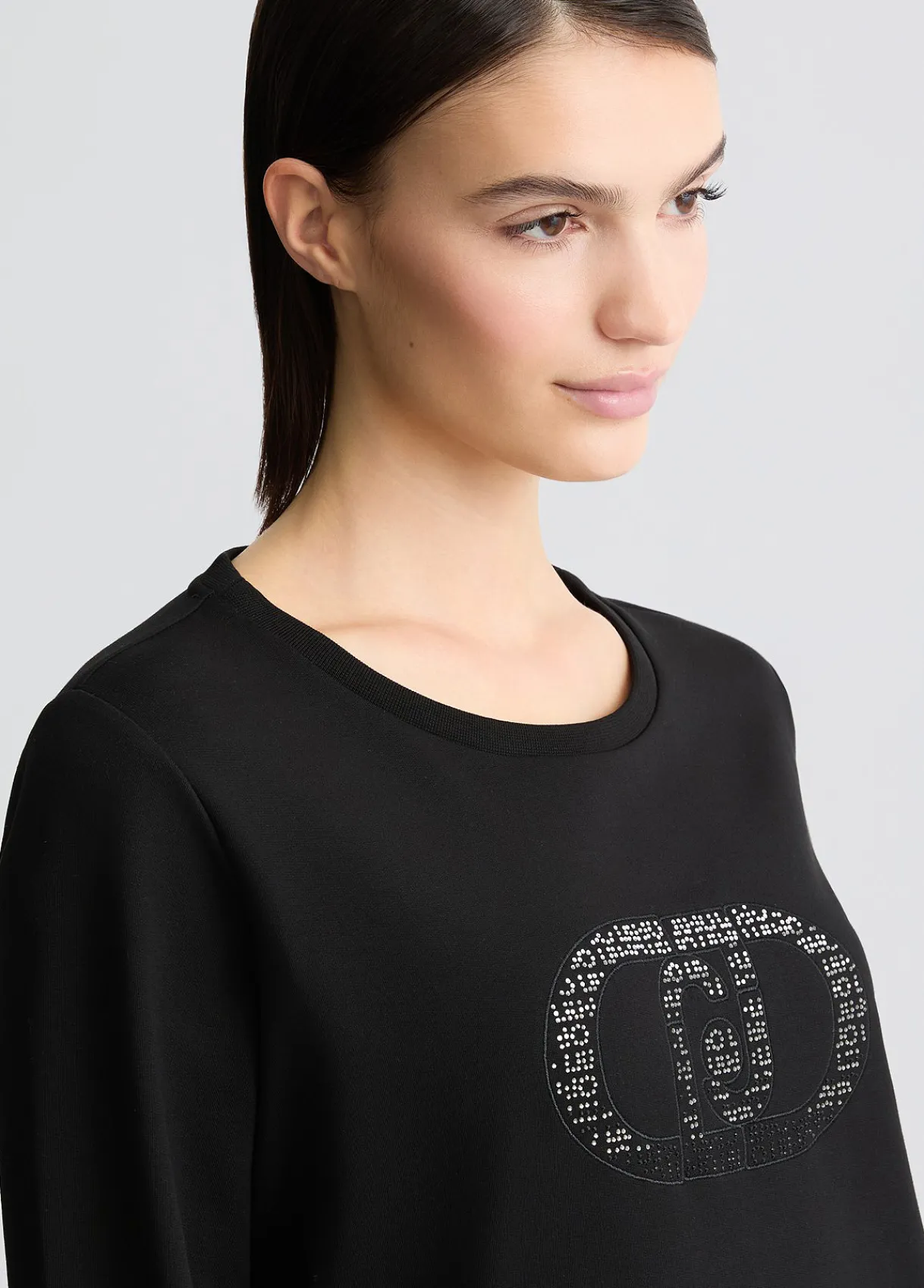 Liu Jo Sweat avec logo et strass|Femme Sweat-Shirts|Vêtements De Sport