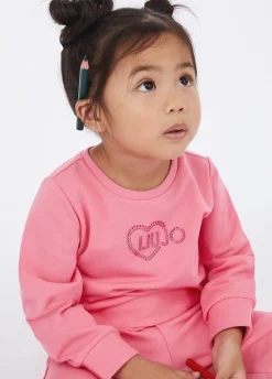 Liu Jo Sweat avec logo et strass|Enfant T-Shirts