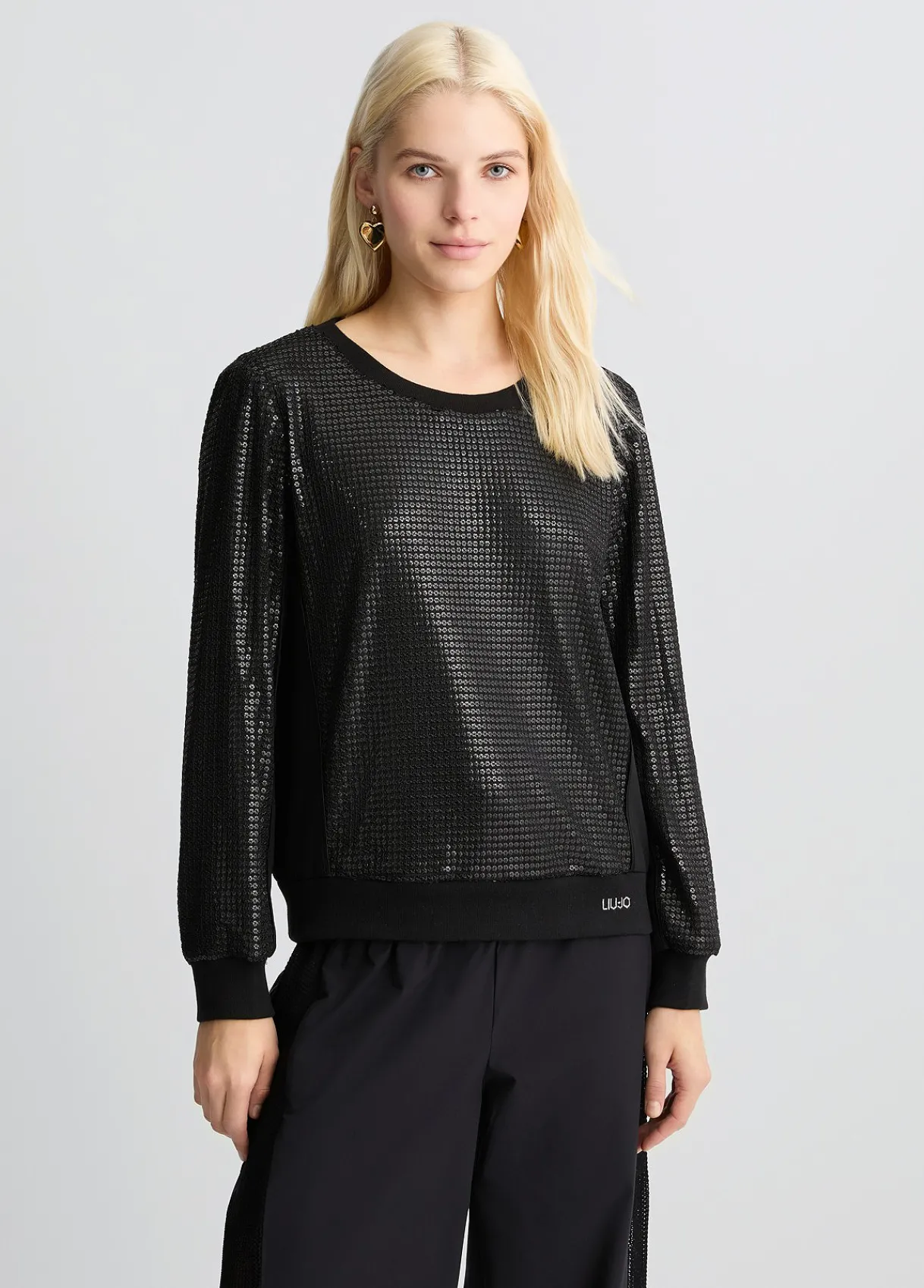 Liu Jo Sweat avec paillettes|Femme Sweat-Shirts|Vêtements De Sport