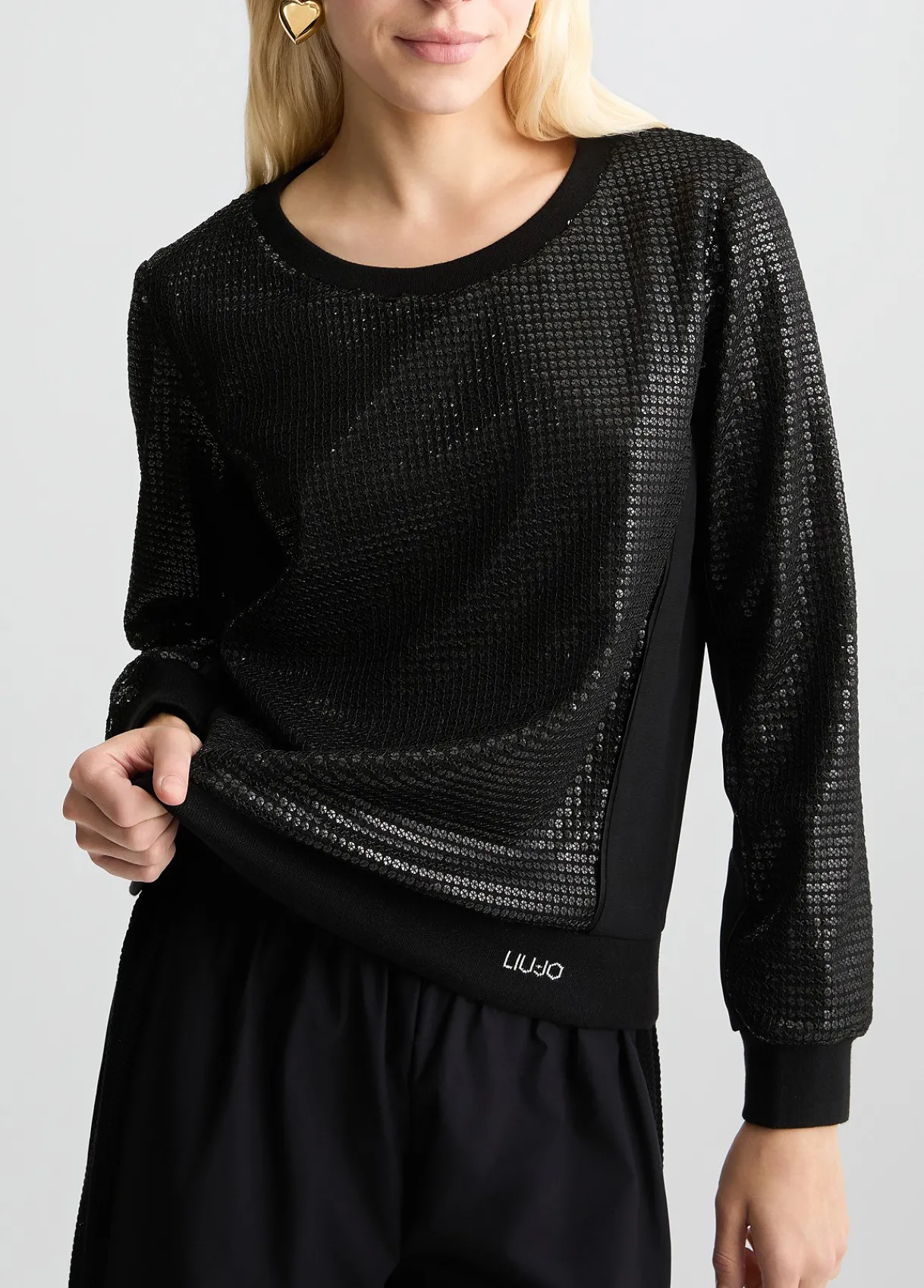 Liu Jo Sweat avec paillettes|Femme Sweat-Shirts|Vêtements De Sport