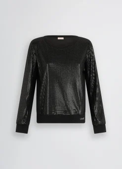 Liu Jo Sweat avec paillettes|Femme Sweat-Shirts|Vêtements De Sport