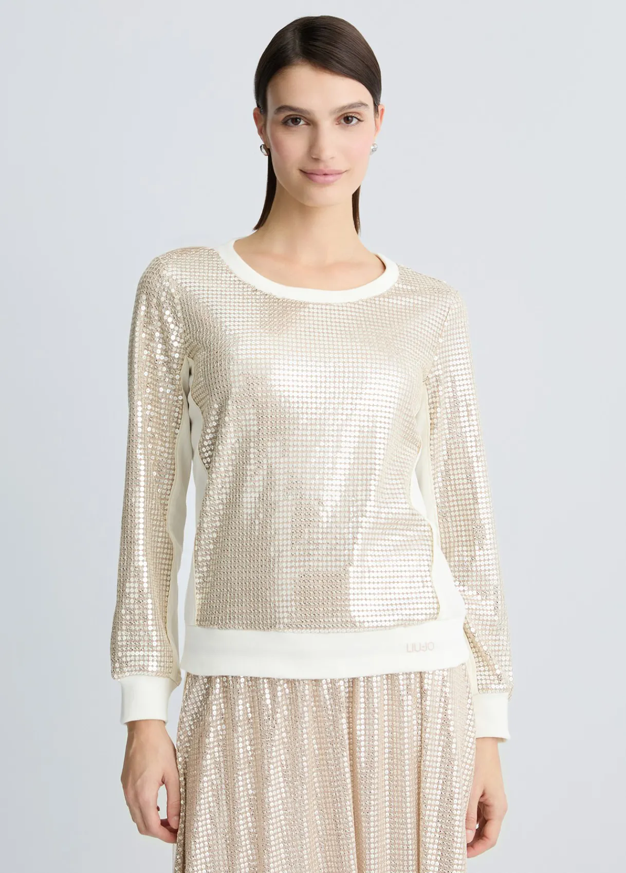 Liu Jo Sweat avec paillettes|Femme Sweat-Shirts|Vêtements De Sport
