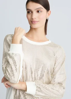 Liu Jo Sweat avec paillettes|Femme Sweat-Shirts|Vêtements De Sport