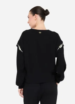Liu Jo Sweat avec perles|Femme Sweat-Shirts|Vêtements De Sport