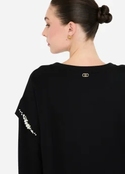 Liu Jo Sweat avec perles|Femme Sweat-Shirts|Vêtements De Sport