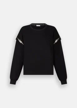 Liu Jo Sweat avec perles|Femme Sweat-Shirts|Vêtements De Sport