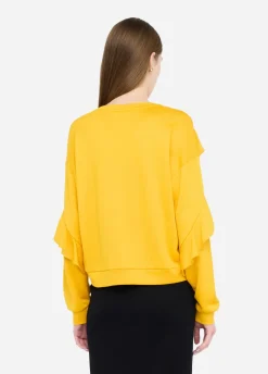 Liu Jo Sweat avec ruches|Femme Sweat-Shirts|Vêtements De Sport