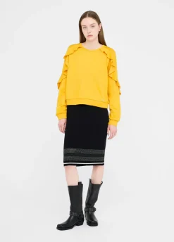Liu Jo Sweat avec ruches|Femme Sweat-Shirts|Vêtements De Sport