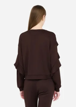 Liu Jo Sweat avec ruches|Femme Sweat-Shirts|Vêtements De Sport