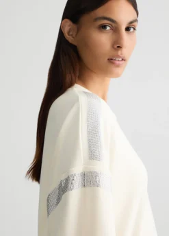 Liu Jo Sweat avec strass|Femme Sweat-Shirts|Vêtements De Sport