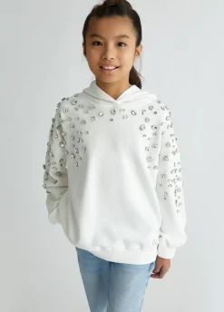 Liu Jo Sweat avec strass|Enfant Pull Et Sweatshirts
