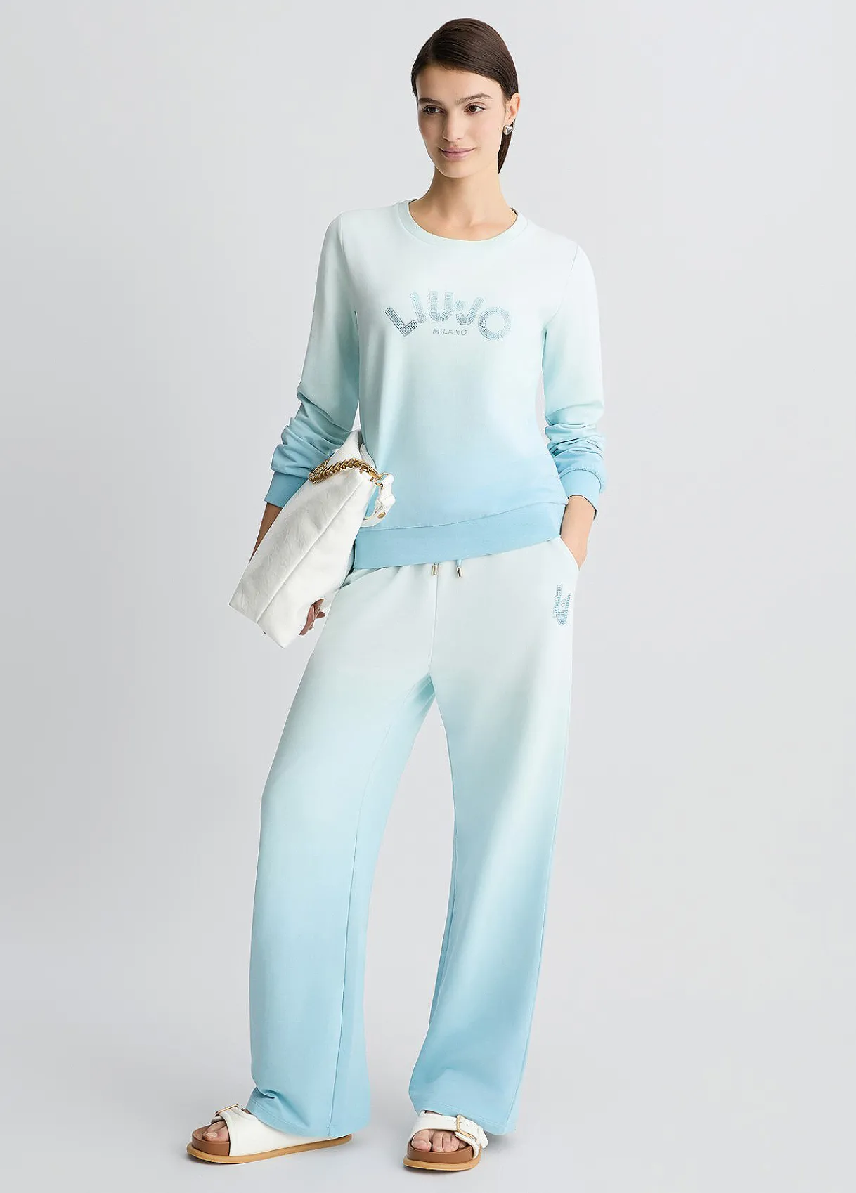 Liu Jo Sweat avec strass|Femme Sweat-Shirts|Vêtements De Sport