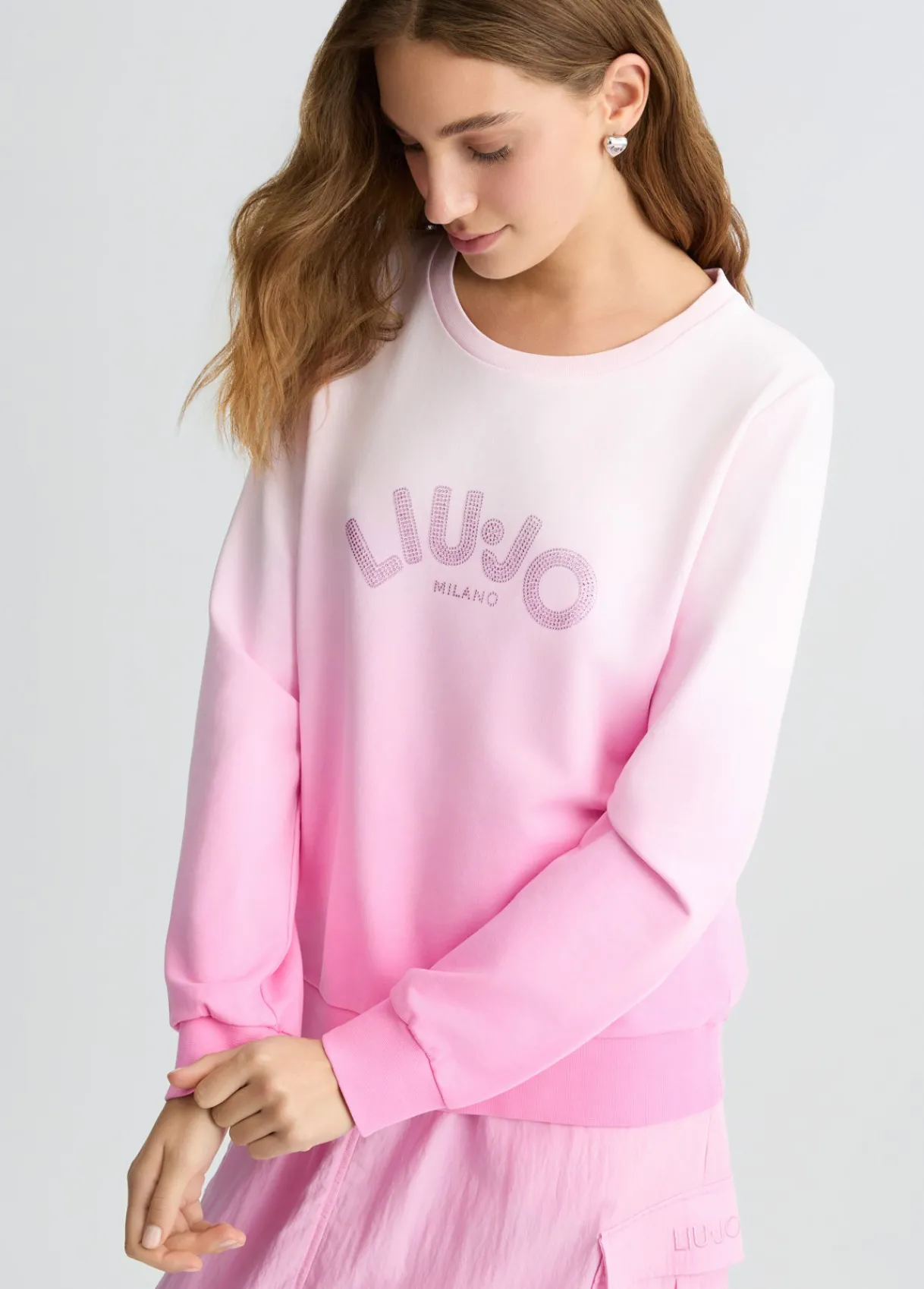 Liu Jo Sweat avec strass|Femme Sweat-Shirts|Vêtements De Sport