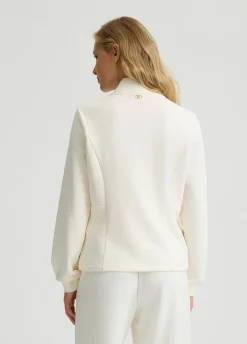Liu Jo Sweat avec zip et strass|Femme Sweat-Shirts|Vêtements De Sport