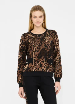 Liu Jo Sweat-shirt à imprimé animalier Better|Femme Vêtements De Sport