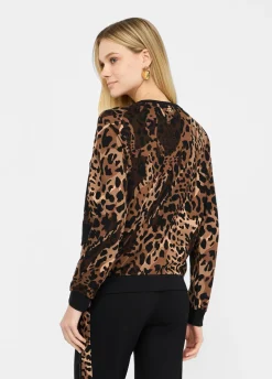 Liu Jo Sweat-shirt à imprimé animalier Better|Femme Vêtements De Sport