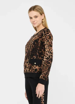 Liu Jo Sweat-shirt à imprimé animalier Better|Femme Vêtements De Sport