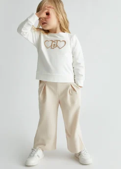 Liu Jo Sweat-shirt avec cœurs|Enfant T-Shirts