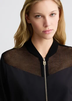 Liu Jo Sweat-shirt avec empiècements en résille|Femme Sweat-Shirts|Vêtements De Sport