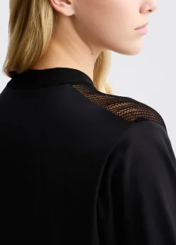 Liu Jo Sweat-shirt avec empiècements en résille|Femme Sweat-Shirts|Vêtements De Sport