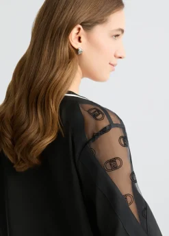 Liu Jo Sweat-shirt avec encolure en V|Femme Sweat-Shirts|Vêtements De Sport