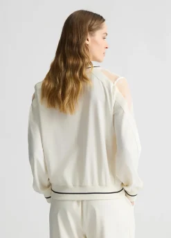 Liu Jo Sweat-shirt avec encolure en V|Femme Sweat-Shirts|Vêtements De Sport