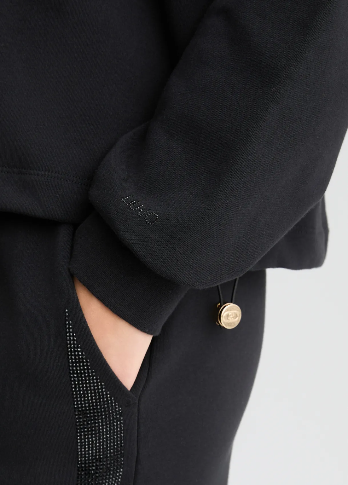 Liu Jo Sweat-shirt avec strass|Femme Sweat-Shirts|Vêtements De Sport