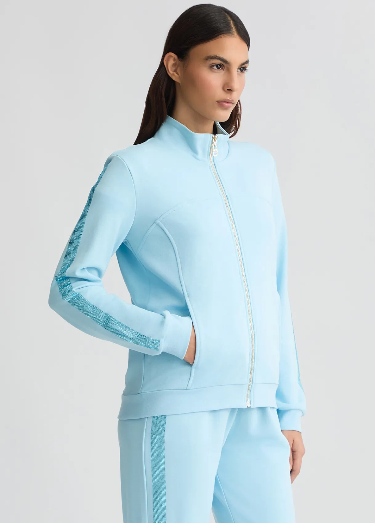 Liu Jo Sweat-shirt avec strass|Femme Sweat-Shirts|Vêtements De Sport