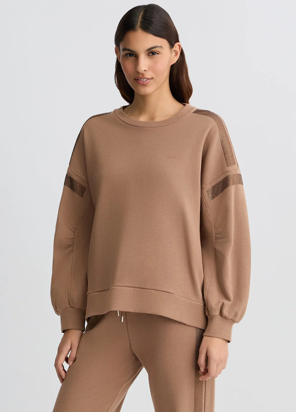 Liu Jo Sweat-shirt avec strass|Femme Sweat-Shirts|Vêtements De Sport