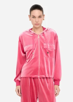Liu Jo Sweat-shirt en chenille avec capuche|Femme Sweat-Shirts|Vêtements De Sport