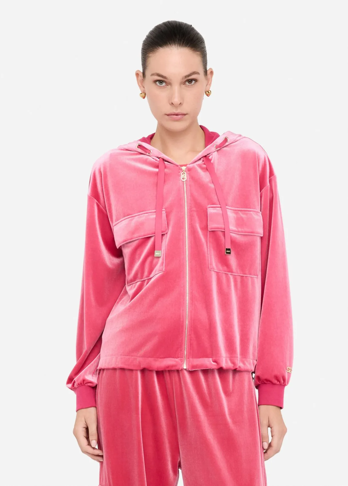 Liu Jo Sweat-shirt en chenille avec capuche|Femme Sweat-Shirts|Vêtements De Sport