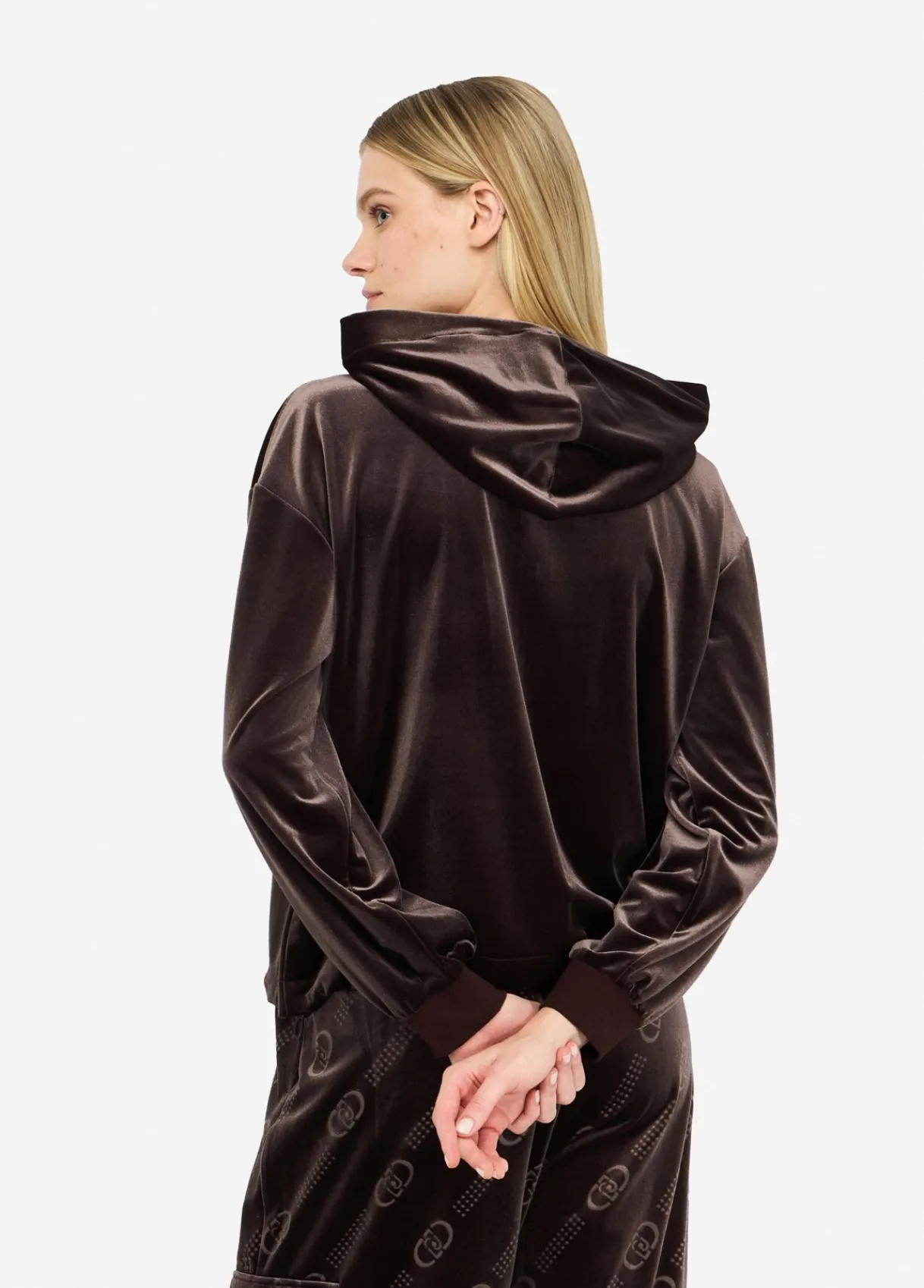 Liu Jo Sweat-shirt en chenille avec capuche|Femme Sweat-Shirts|Vêtements De Sport