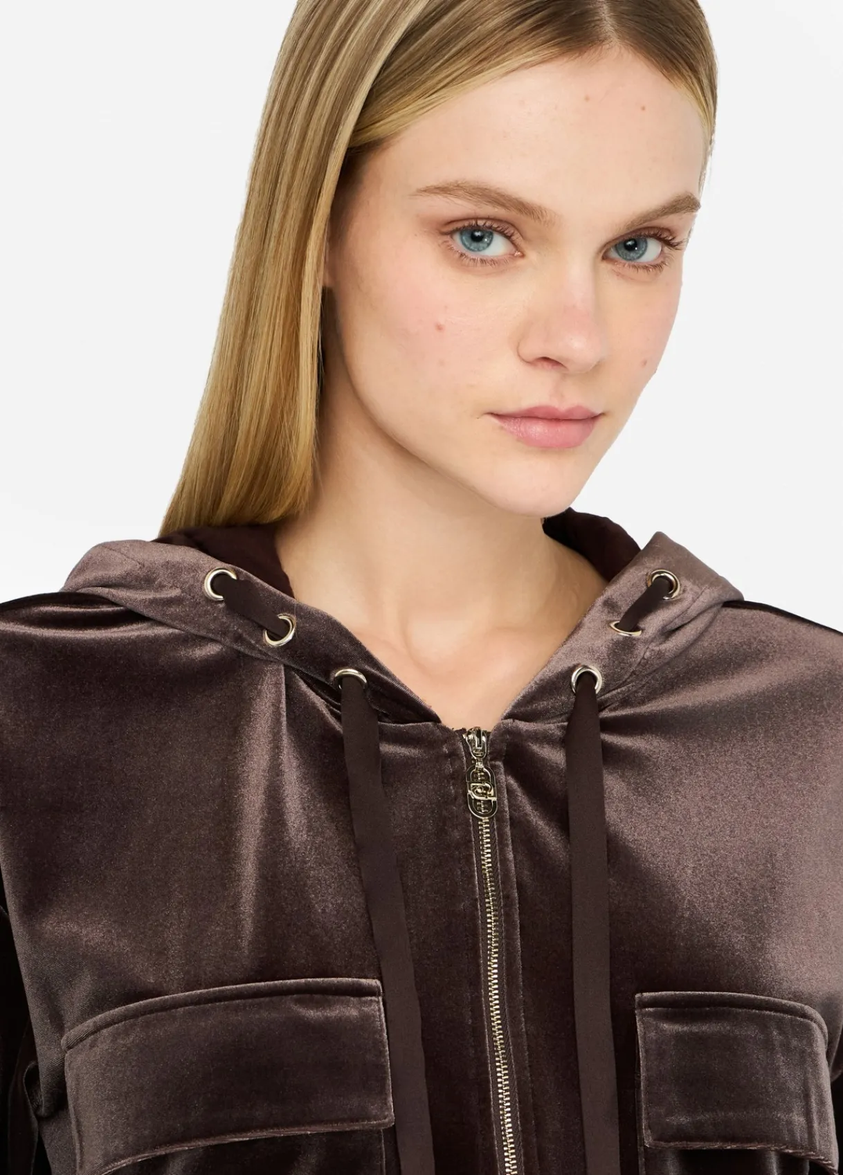 Liu Jo Sweat-shirt en chenille avec capuche|Femme Sweat-Shirts|Vêtements De Sport