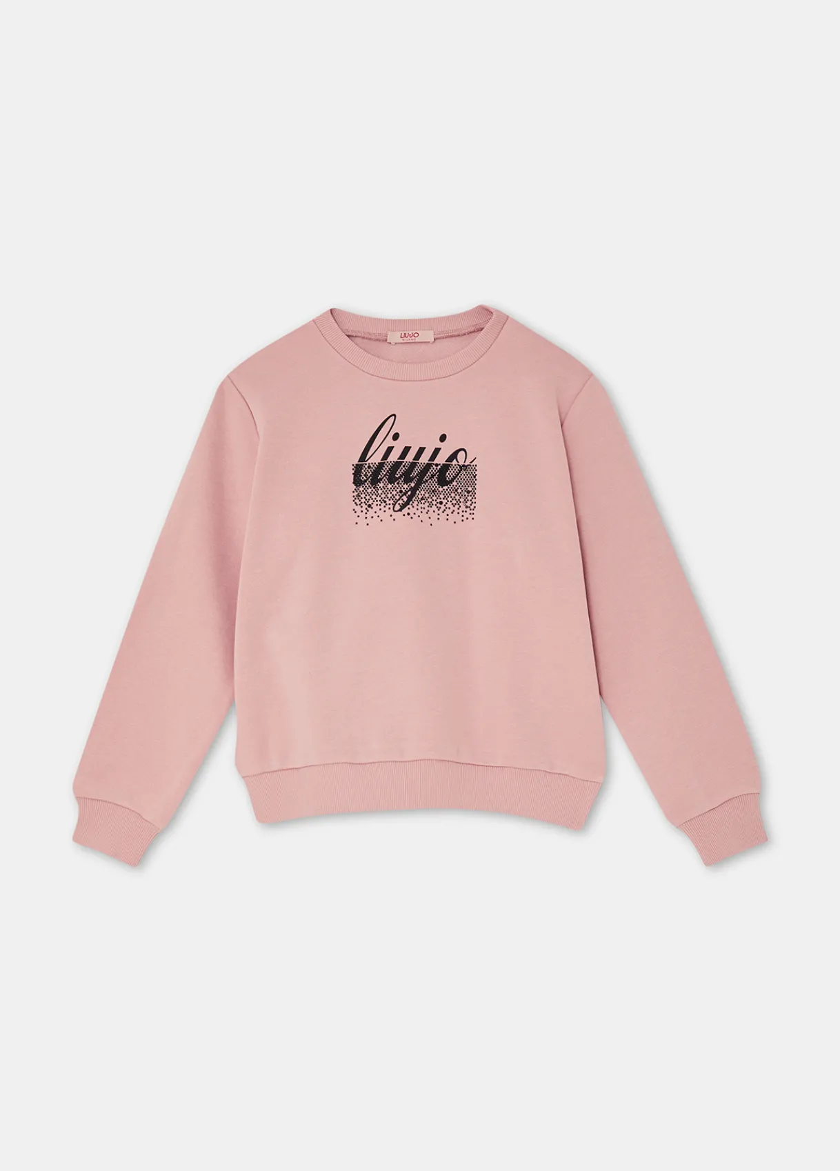 Liu Jo Sweat-shirt en coton avec logo|Enfant Pull Et Sweatshirts