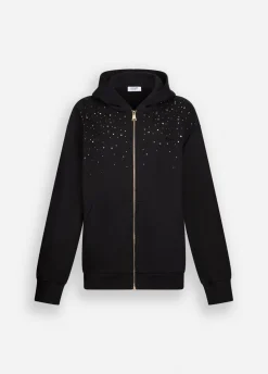 Liu Jo Sweat-shirt en coton avec strass|Femme Sweat-Shirts