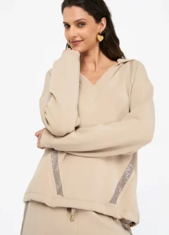 Liu Jo Sweat-shirt en néoprène avec capuche|Femme Sweat-Shirts|Vêtements De Sport
