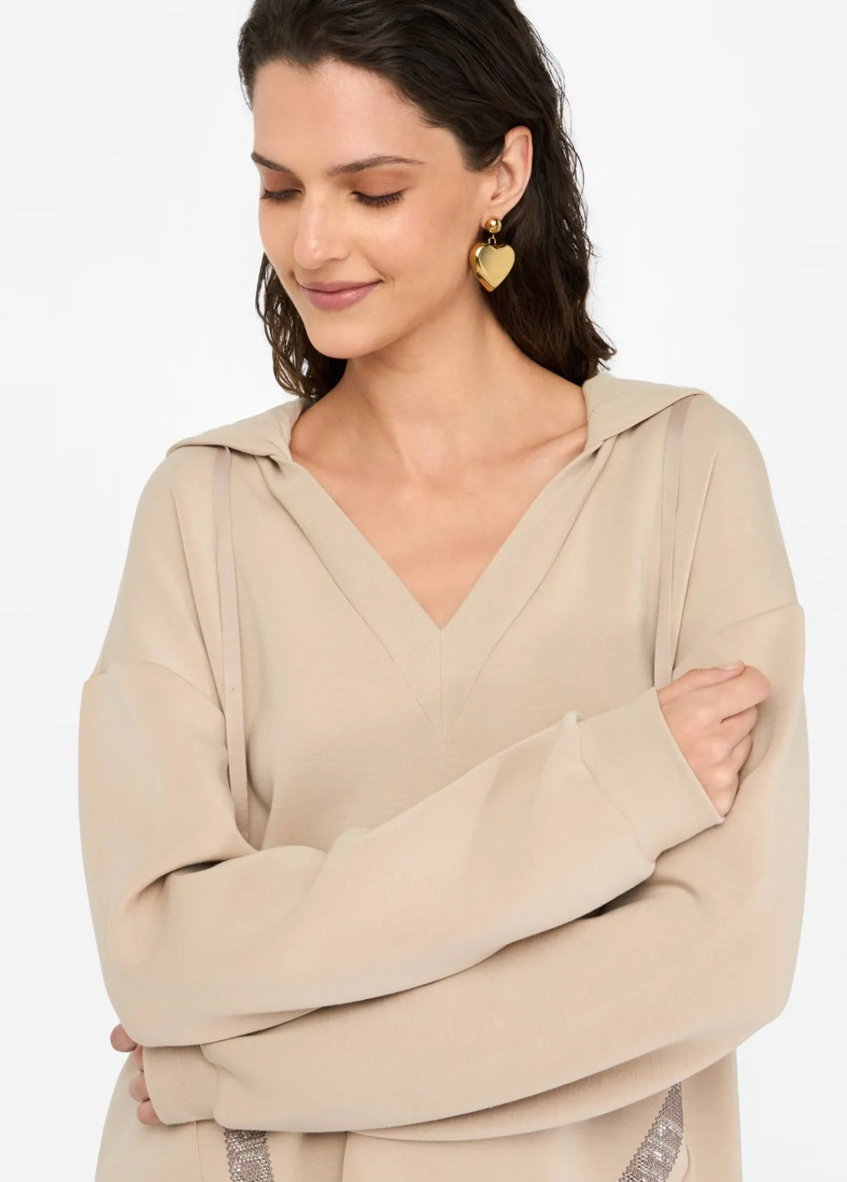 Liu Jo Sweat-shirt en néoprène avec capuche|Femme Sweat-Shirts|Vêtements De Sport