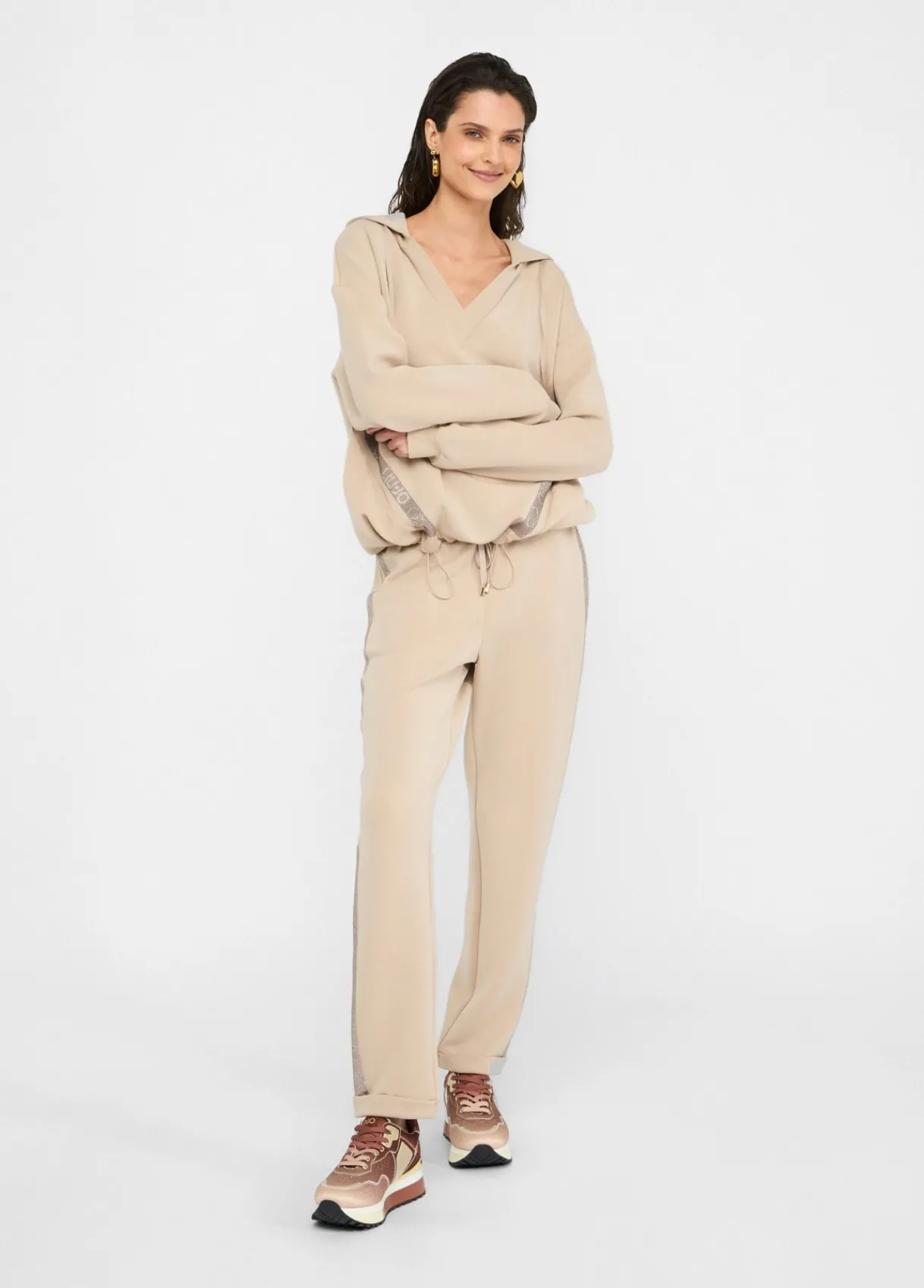 Liu Jo Sweat-shirt en néoprène avec capuche|Femme Sweat-Shirts|Vêtements De Sport