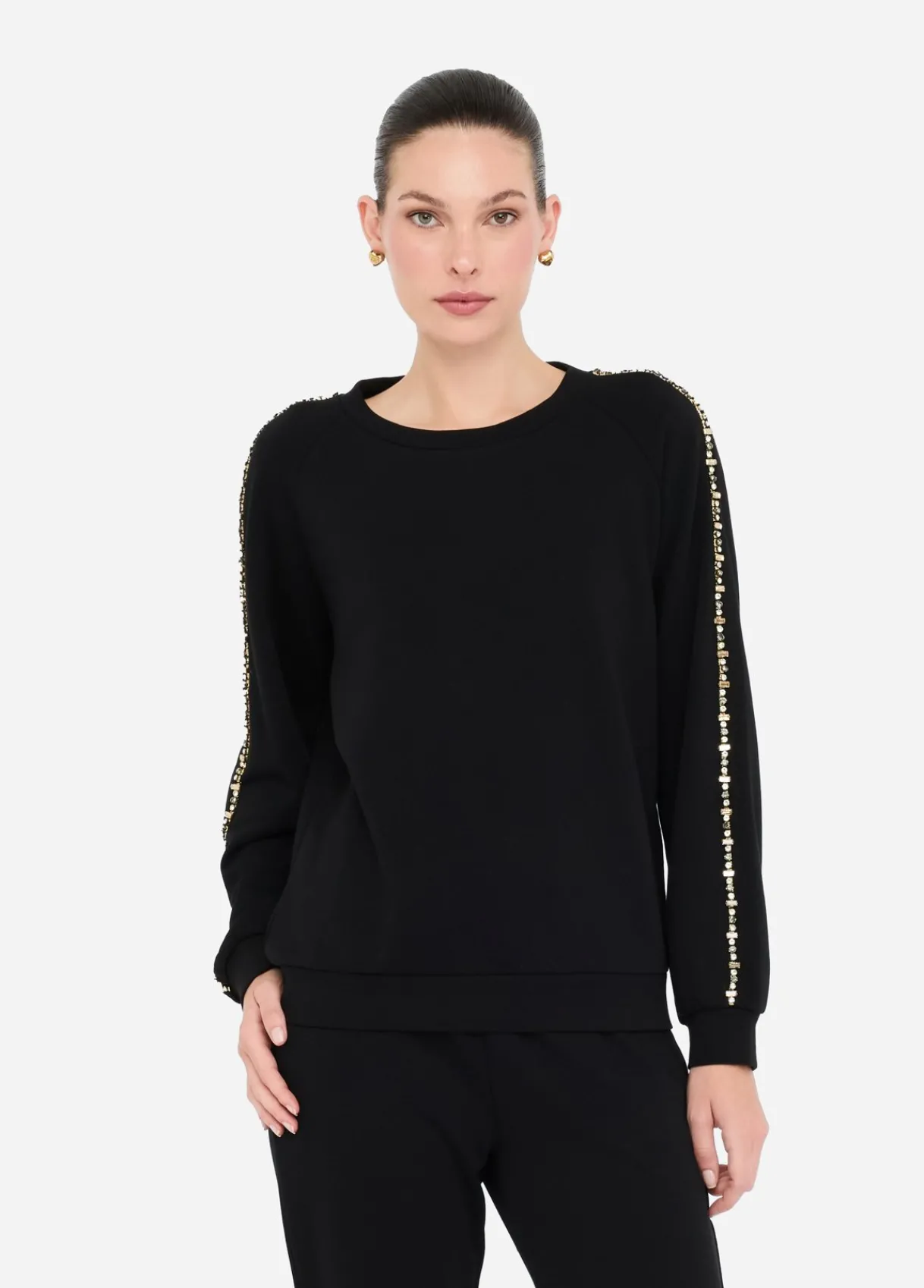 Liu Jo Sweat-shirt Better avec strass|Femme Sweat-Shirts|Vêtements De Sport