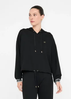 Liu Jo Sweat-shirt Lurex® à capuche|Femme Sweat-Shirts|Vêtements De Sport