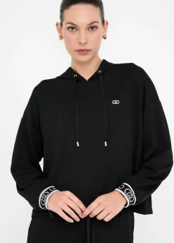 Liu Jo Sweat-shirt Lurex® à capuche|Femme Sweat-Shirts|Vêtements De Sport