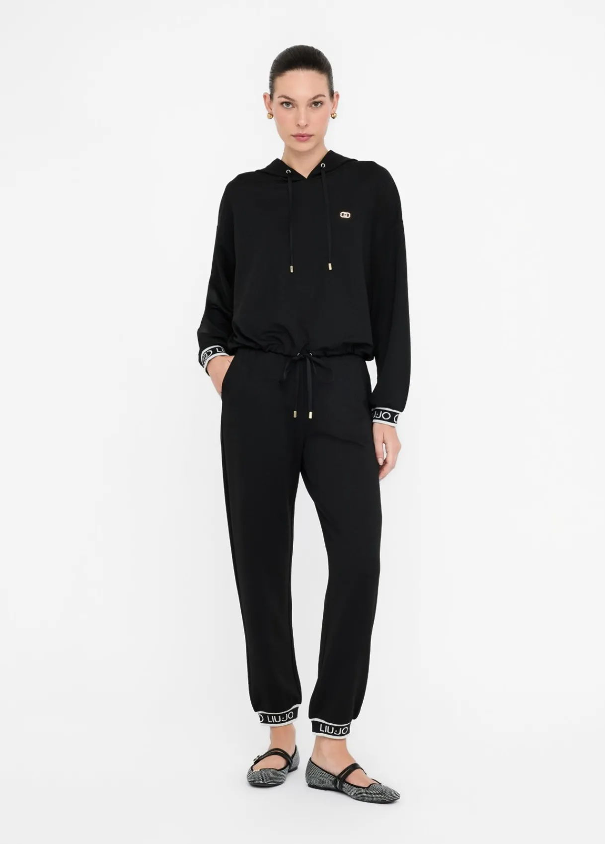 Liu Jo Sweat-shirt Lurex® à capuche|Femme Sweat-Shirts|Vêtements De Sport