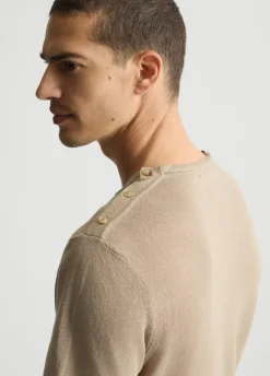 Liu Jo Tee-shirt en lin et coton|Homme Pulls Et Sweaters