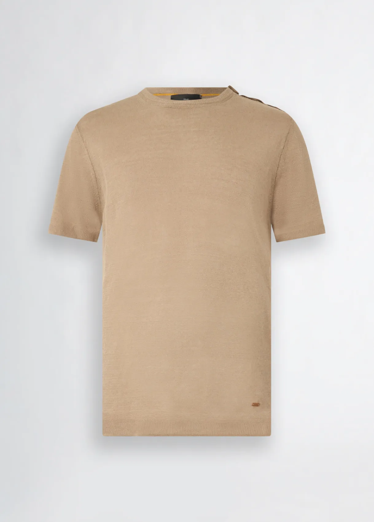 Liu Jo Tee-shirt en lin et coton|Homme Pulls Et Sweaters