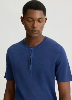 Liu Jo Tee-shirt en lin et coton|Homme Pulls Et Sweaters