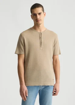 Liu Jo Tee-shirt en lin et coton|Homme Pulls Et Sweaters