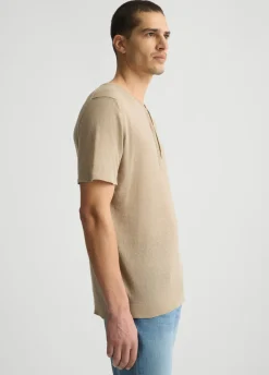 Liu Jo Tee-shirt en lin et coton|Homme Pulls Et Sweaters